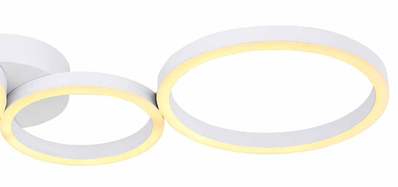 Witte moderne plafondlamp cirkels Globo Venosa - Afbeelding 4