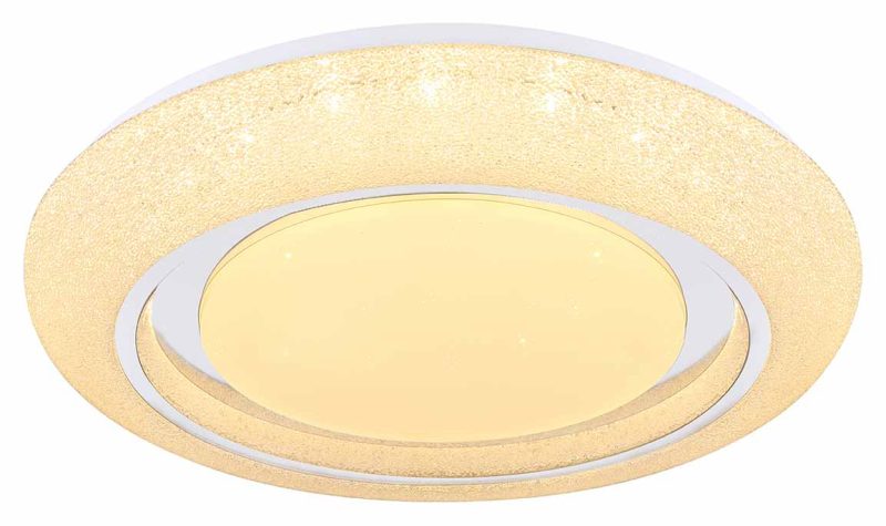 Witte plafondlamp metaal klassiek Globo Rada - Afbeelding 4
