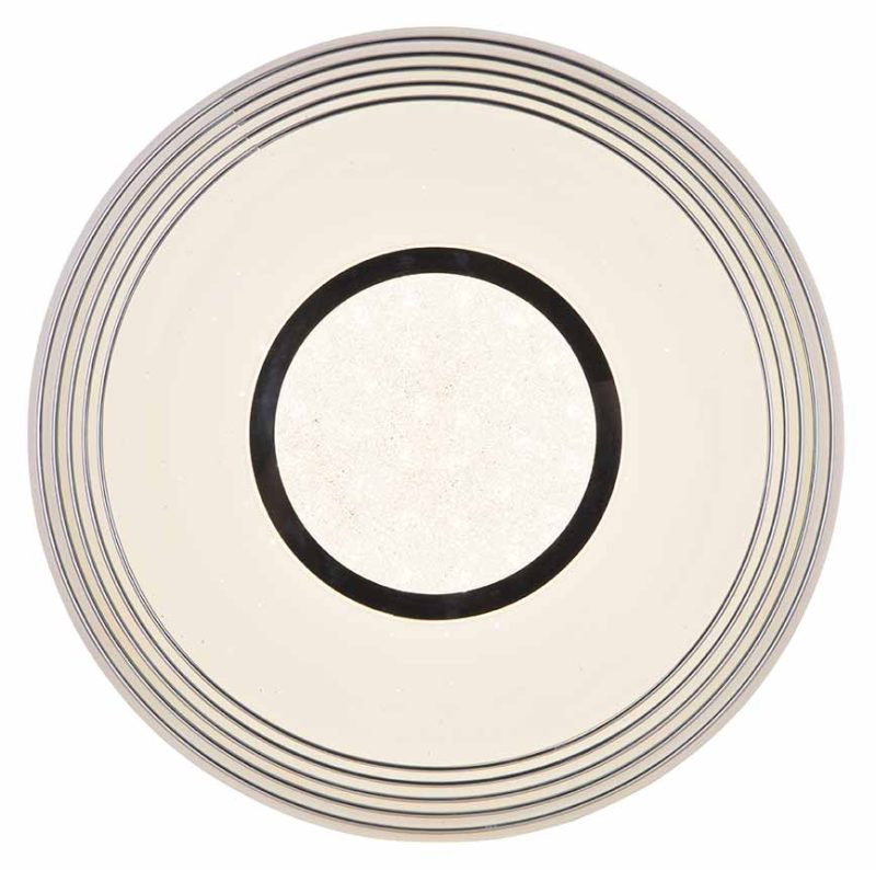 Witte ronde klassieke plafondlamp Globo Pillo - Afbeelding 2