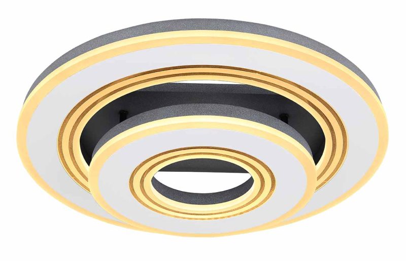 Witte ronde moderne plafondlamp Globo Jack - Afbeelding 4
