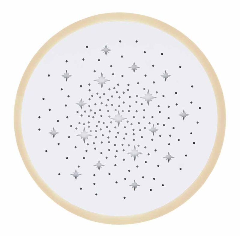 Witte ronde moderne plafondlamp Globo Murphy - Afbeelding 2