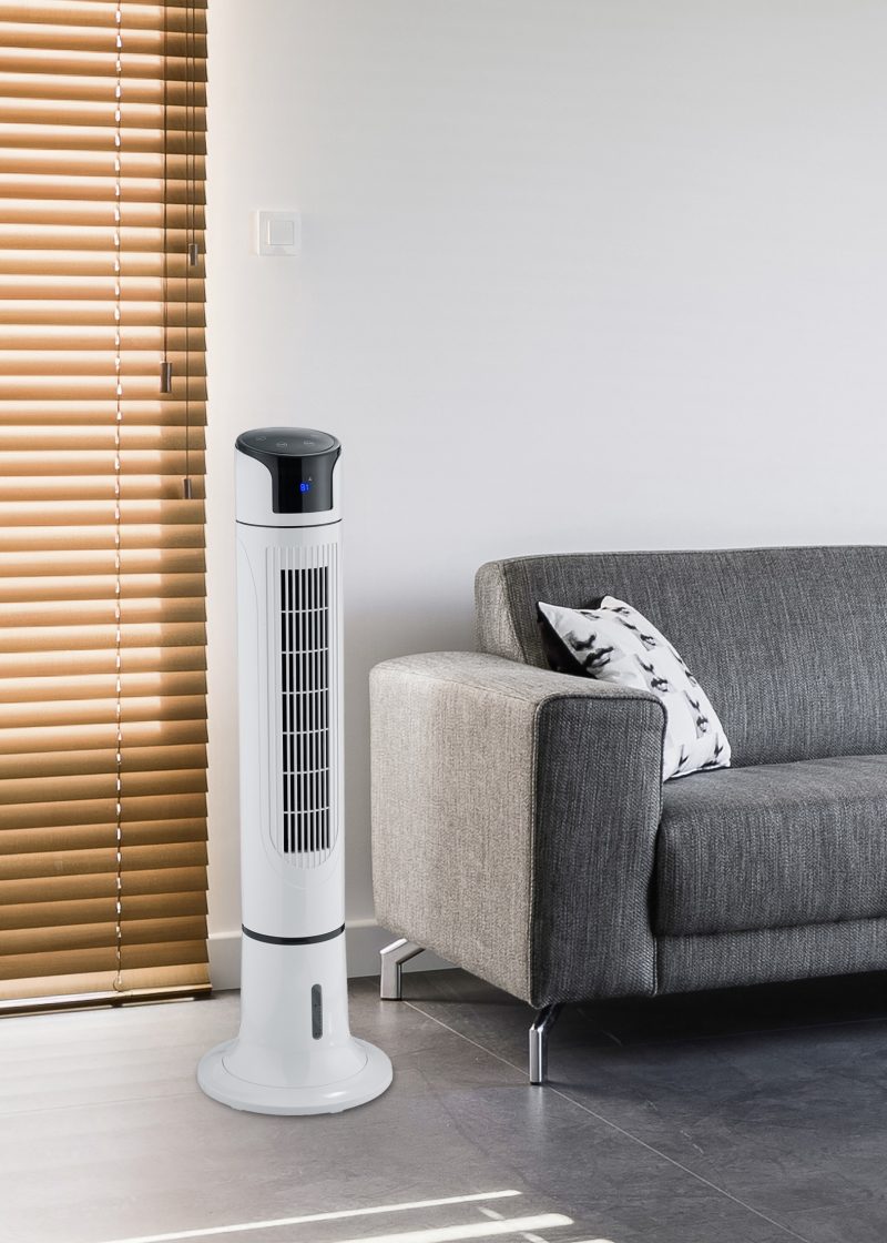 Witte staande ventilator Iceberg - Afbeelding 3