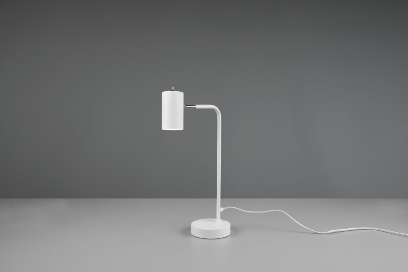 Witte tafellamp gebogen spot Marley - Afbeelding 2