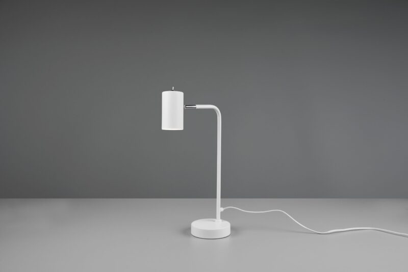Witte tafellamp gebogen spot Marley - Afbeelding 2