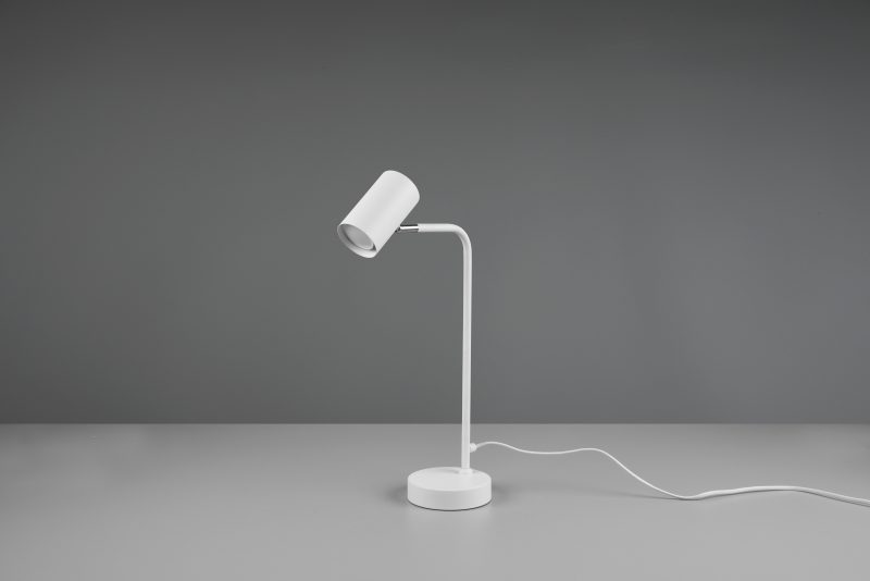 Witte tafellamp gebogen spot Marley - Afbeelding 3