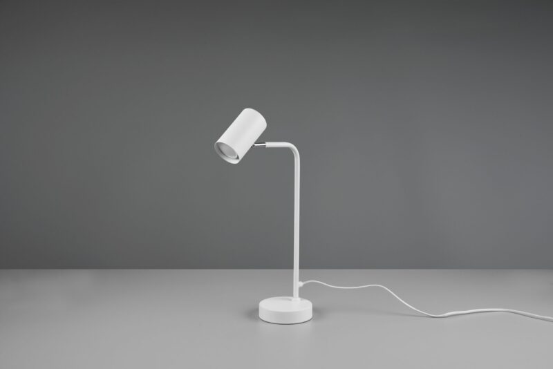 Witte tafellamp gebogen spot Marley - Afbeelding 3