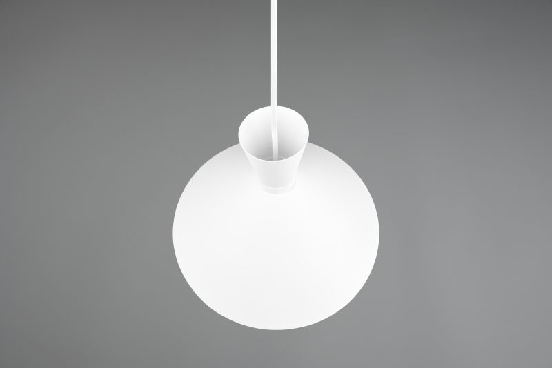 Witte veelvormige minimalistische design hanglamp Enzo - Afbeelding 2