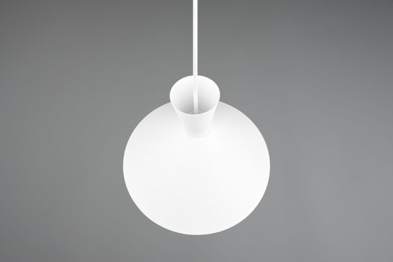Witte veelvormige minimalistische design hanglamp Enzo - Afbeelding 2