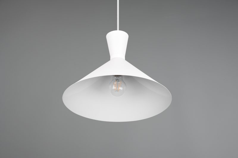 Witte veelvormige minimalistische design hanglamp Enzo - Afbeelding 4