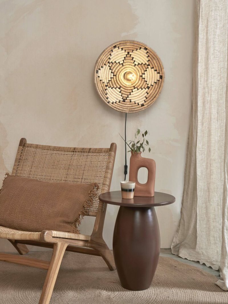 Zeegras bohemian wandlamp naturel GOOD&MOJO Andros - Afbeelding 3