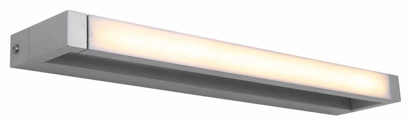 Zilveren moderne metalen wandlamp Globo Susi - Afbeelding 3