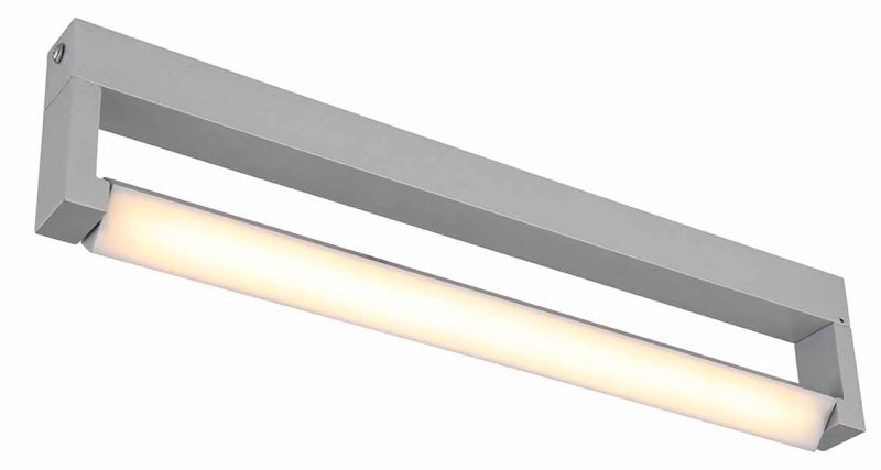 Zilveren moderne metalen wandlamp Globo Susi - Afbeelding 4