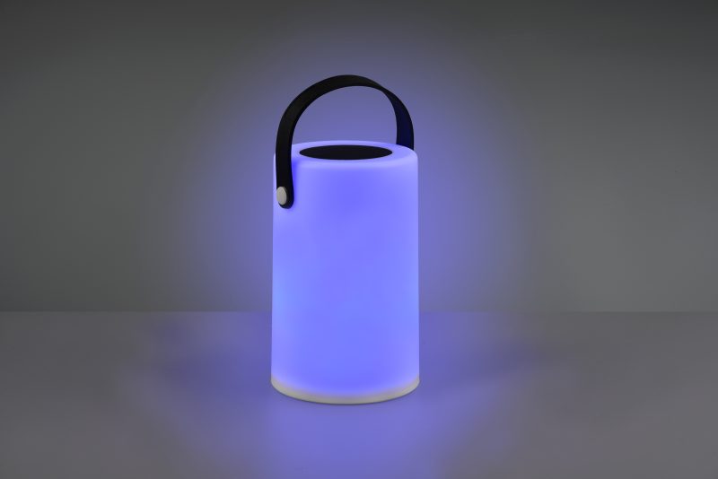 Zonne-energie tafellamp binnen/buiten wit kunststof Garcia - Afbeelding 3