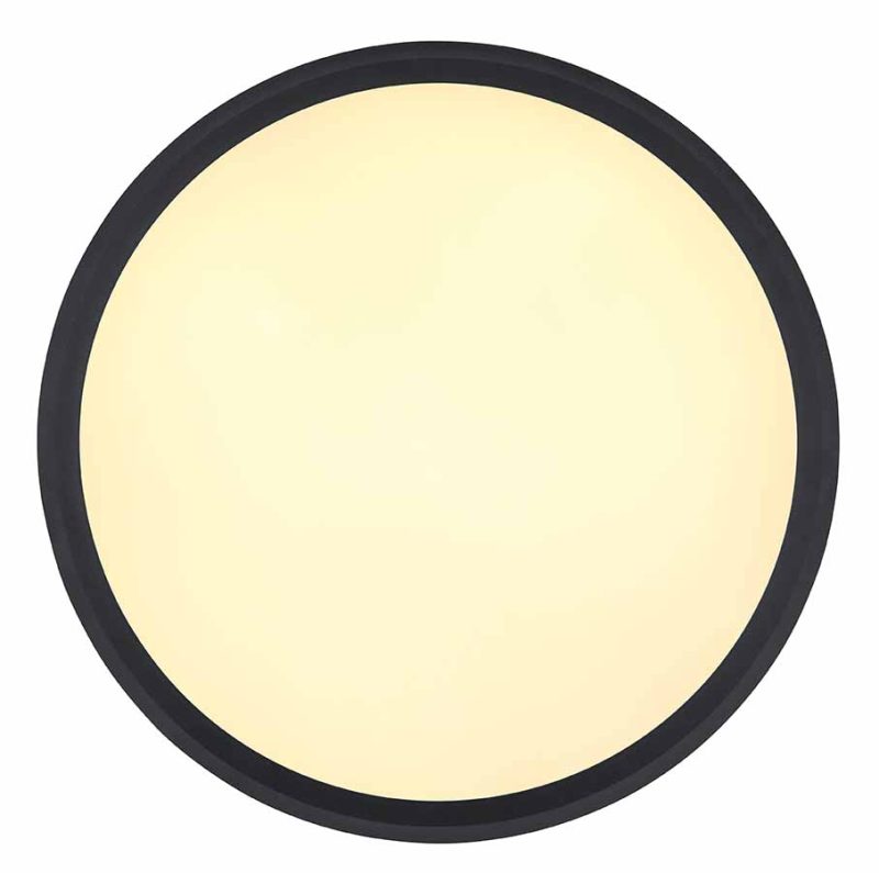 Zwart metalen moderne plafondlamp Globo Belissa - Afbeelding 2