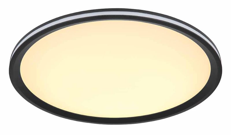 Zwart metalen moderne plafondlamp Globo Belissa - Afbeelding 3
