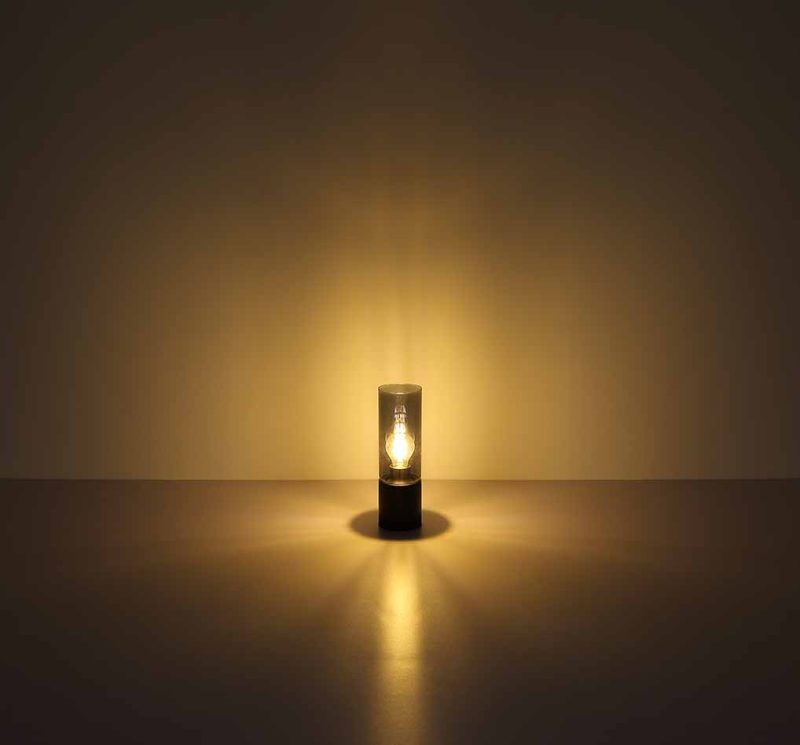 Zwart moderne metalen glazen hanglamp Globo Annika - Afbeelding 4