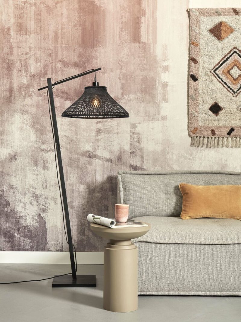 Zwarte bamboe bohemian vloerlamp GOOD&MOJO Tahiti - Afbeelding 2