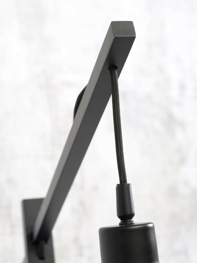 Zwarte bamboe bohemian vloerlamp GOOD&MOJO Tahiti - Afbeelding 10