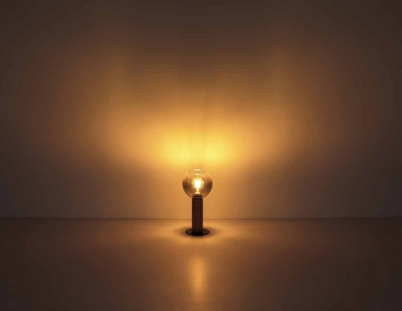 Zwarte bol landelijke hanglamp Globo Moitas - Afbeelding 4