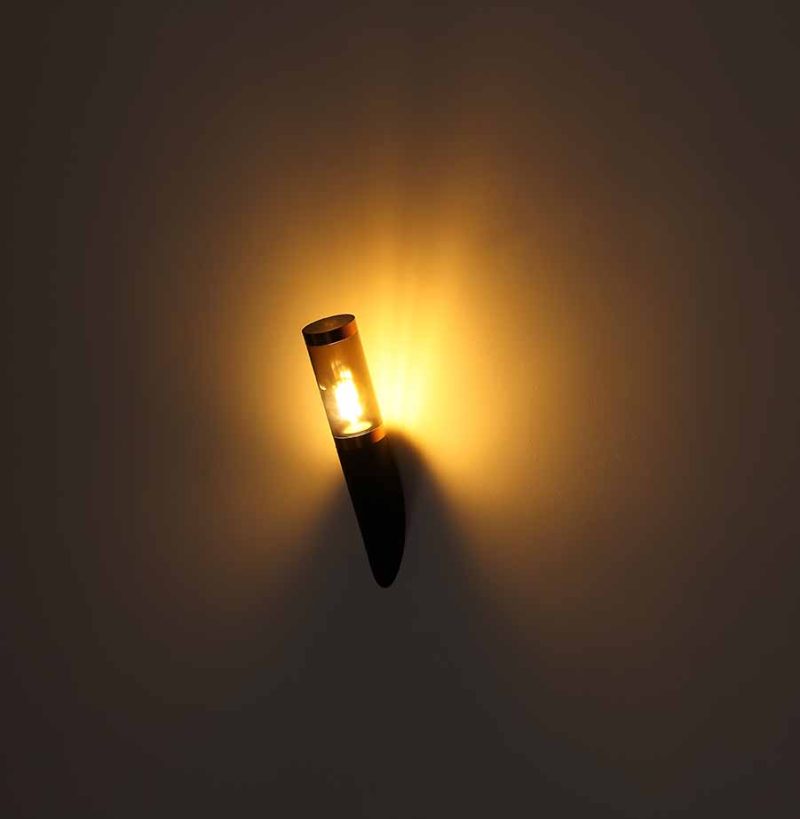 Zwarte buis buitenlamp zwart Globo Boston - Afbeelding 4