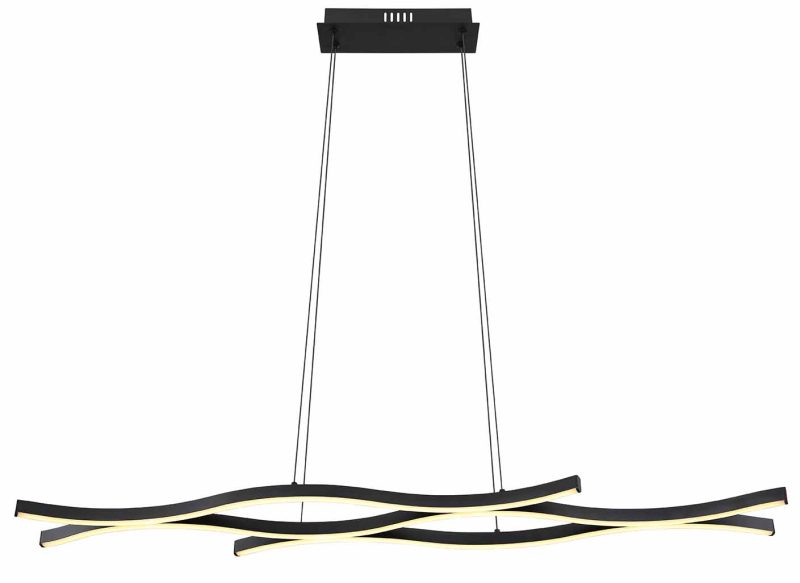 Zwarte hanglamp metaal modern Globo Geronimo - Afbeelding 2