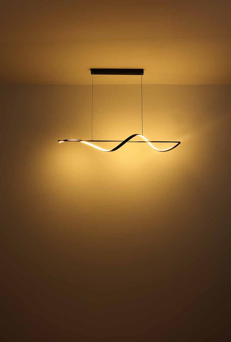 Zwarte hanglamp metaal modern Globo Violino - Afbeelding 4