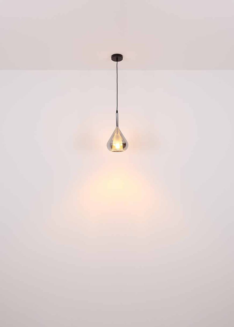 Zwarte klassieke hanglamp metaal Globo Geeky - Afbeelding 5
