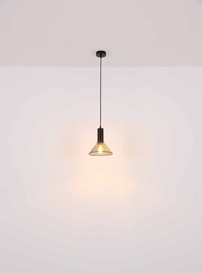 Zwarte metalen retro wandlamp Globo Jedd - Afbeelding 4