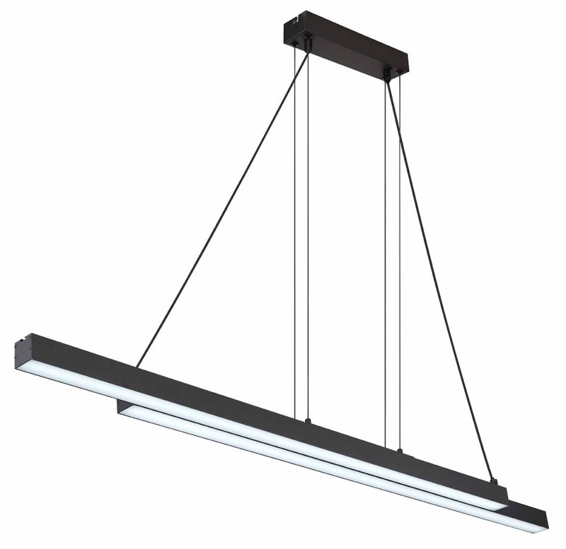 Zwarte moderne metalen hanglamp Globo Grekkie - Afbeelding 5