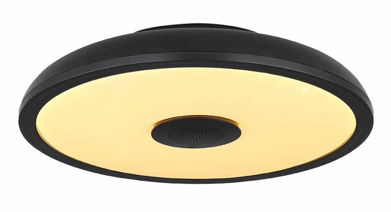 Zwarte moderne plafondlamp plastic Globo Raffy - Afbeelding 4
