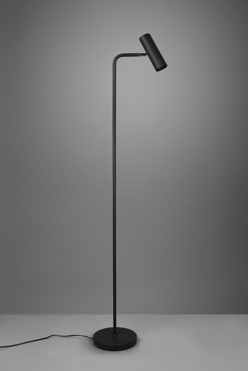 Zwarte paal vloerlamp spot Marley - Afbeelding 3