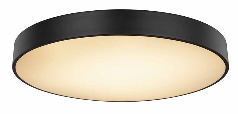 Zwarte plafondlamp metaal modern Globo Wiss - Afbeelding 4