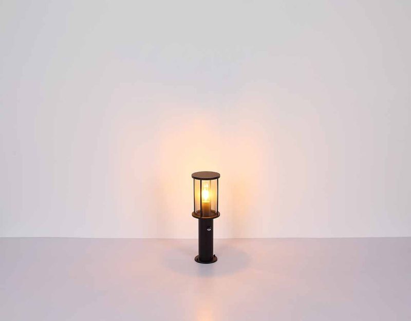 Zwarte ronde moderne buitenlamp Globo Gracey - Afbeelding 4