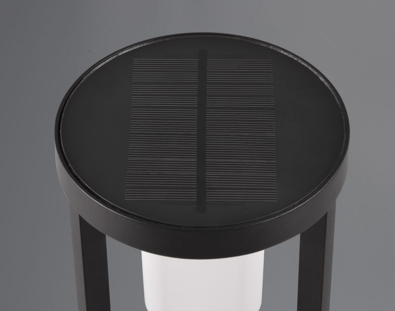 Zwarte vloerlamp rond pijlerconstructie Carmo - Afbeelding 3