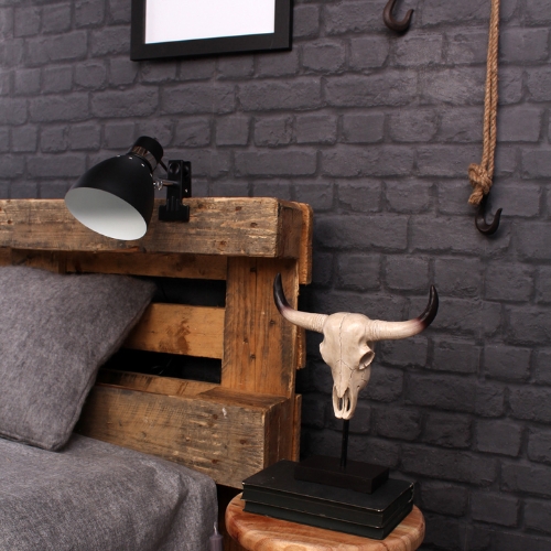 zwarte wandlamp slaapkamer