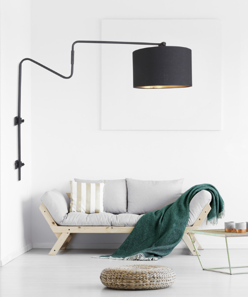 Industriele wandlamp