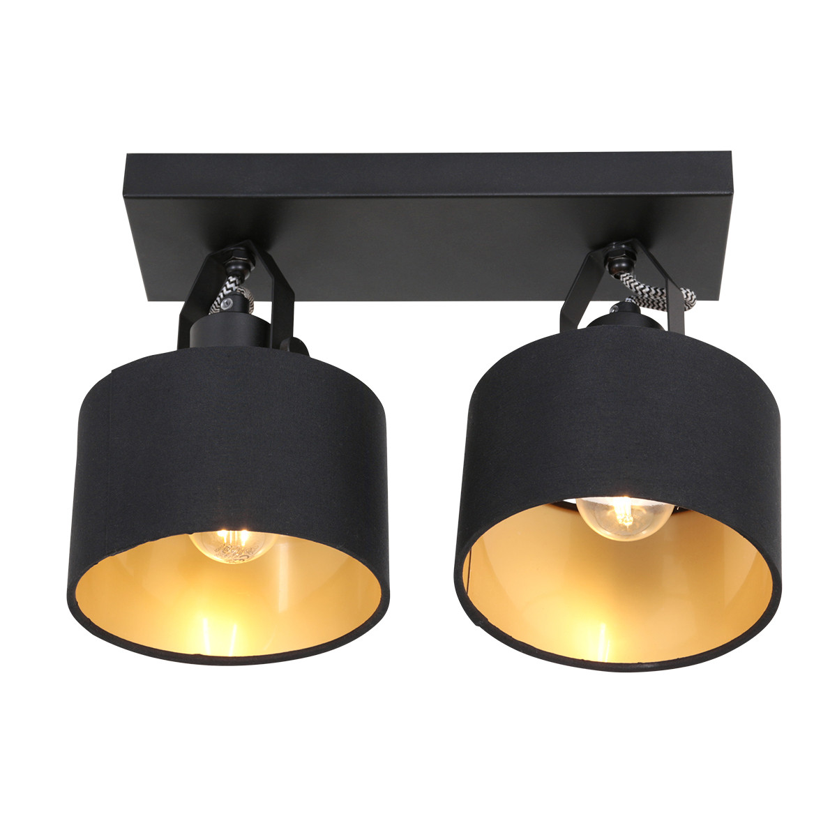 Stoffen plafondlampen van Directlampen