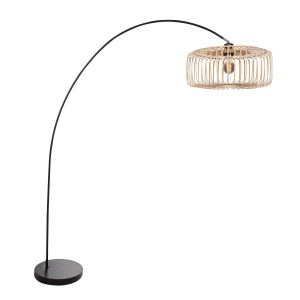 mexlite-vloerlamp-solva-zwart-bamboemetaal-booglamp-e27-4156zw-1