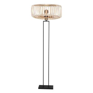 steinhauer-vloerlamp-stang-zwart-bamboemetaal-ø50cm-e27-4157zw-1