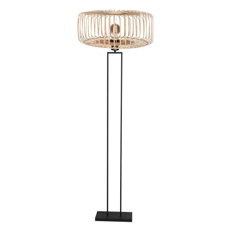 steinhauer-vloerlamp-stang-zwart-bamboemetaal-ø50cm-e27-4157zw-1