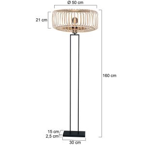 steinhauer-vloerlamp-stang-zwart-bamboemetaal-ø50cm-e27-4157zw-1