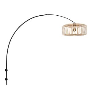 steinhauer-wandlamp-sparkledlight-zwart-bamboemetaal-e27-4151zw-1