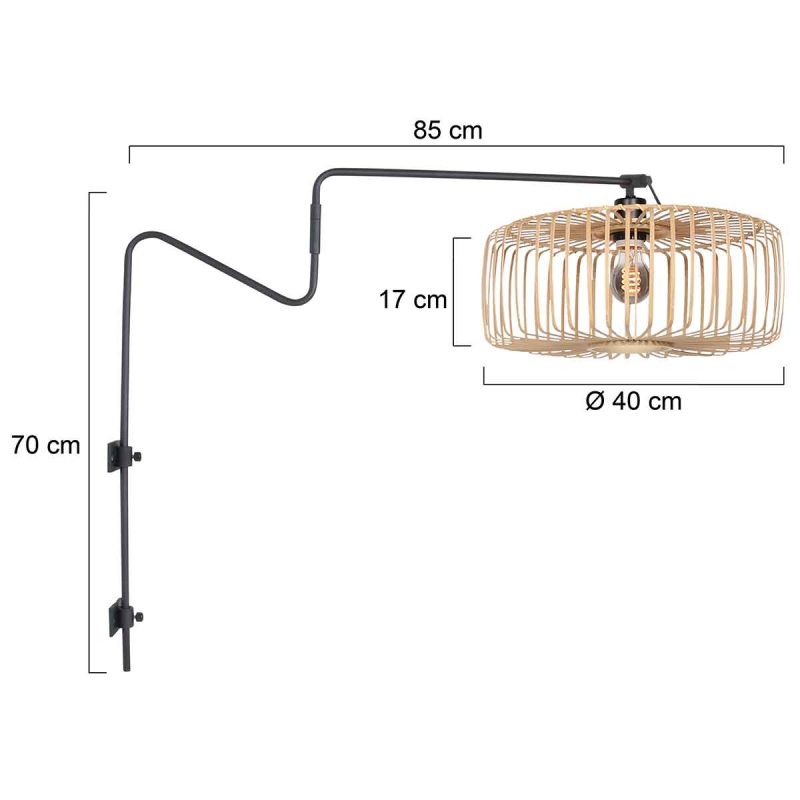 annelighting-wandlamp-linstrom-zwart-bamboemetaal-e27-4154zw-1