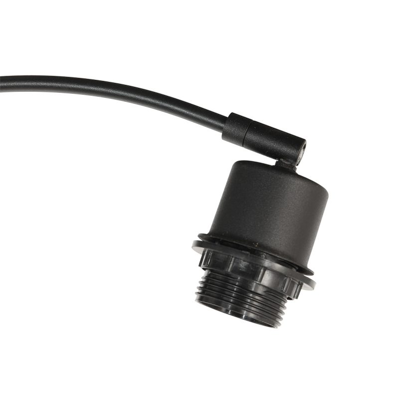 Zwarte metalen vloerlamp 3-lichts Steinhauer Sparkled light - Afbeelding 11