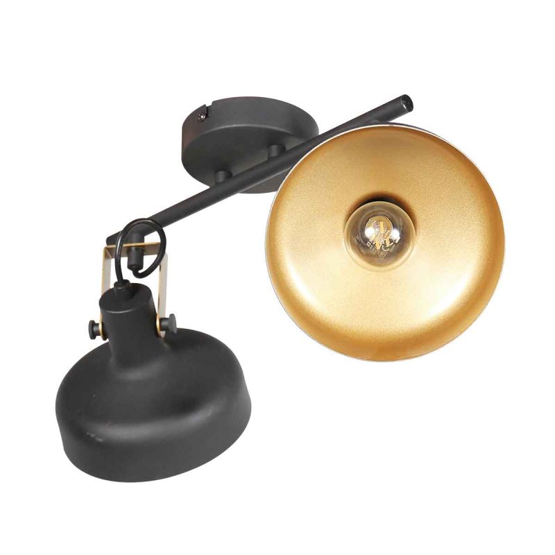 steinhauer-wandlamp-prato-zwart-metaal-opbouwspot-e14-4119zw-1