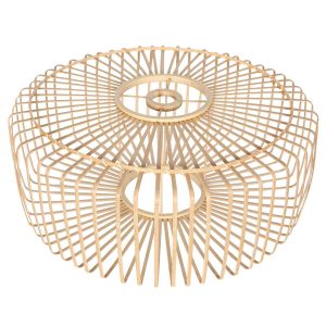 Houten plafondlampen