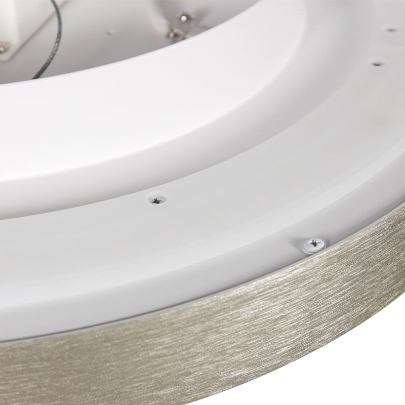Plafondlamp rond met stalen rand Flady Steinhauer - Afbeelding 4