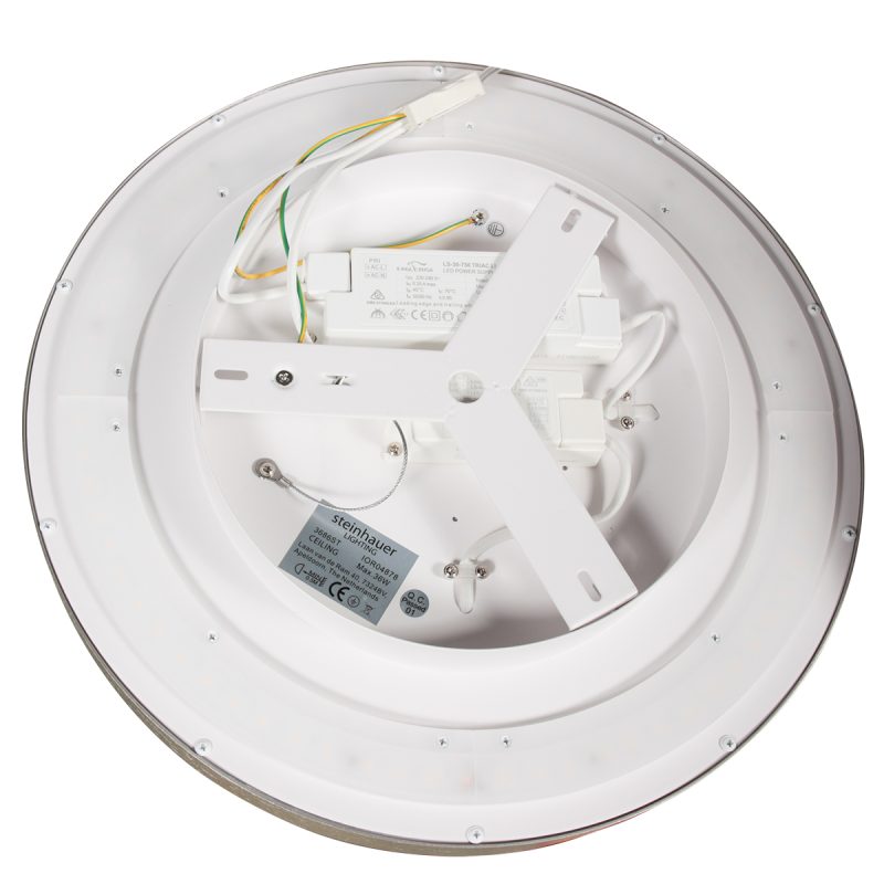 Plafondlamp rond met stalen rand Flady Steinhauer - Afbeelding 8