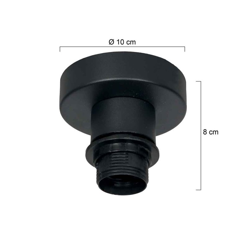 steinhauer-plafonniere-bloeba-zwart-metaal-ø10cm-e27-4129zw-1