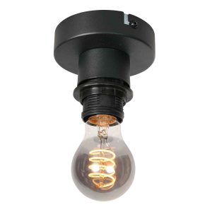 steinhauer-plafonniere-bloeba-zwart-metaal-ø10cm-e27-4129zw-1